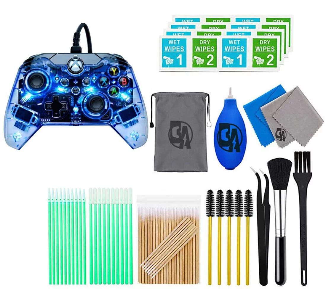 Afterglow - Wired Controller for Xbox Series X│S - Multi With Cleaning Manual Kit Bolt Axtion Bundle Used