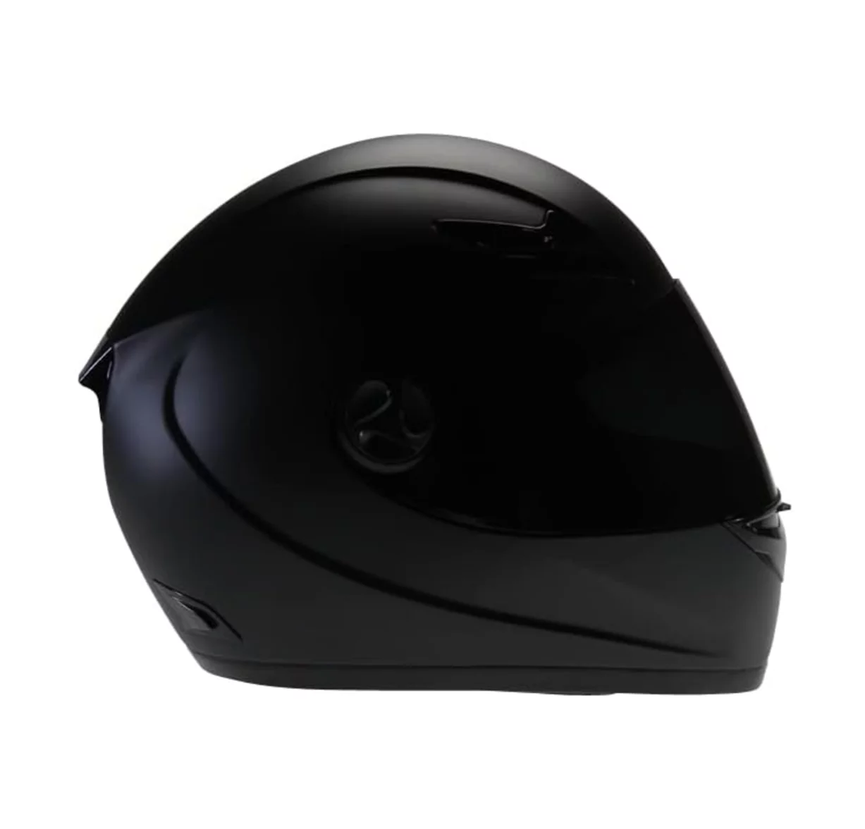 Motorcycle Helmet Blacky Matt Black with Clear and Tinted Visors(XL)