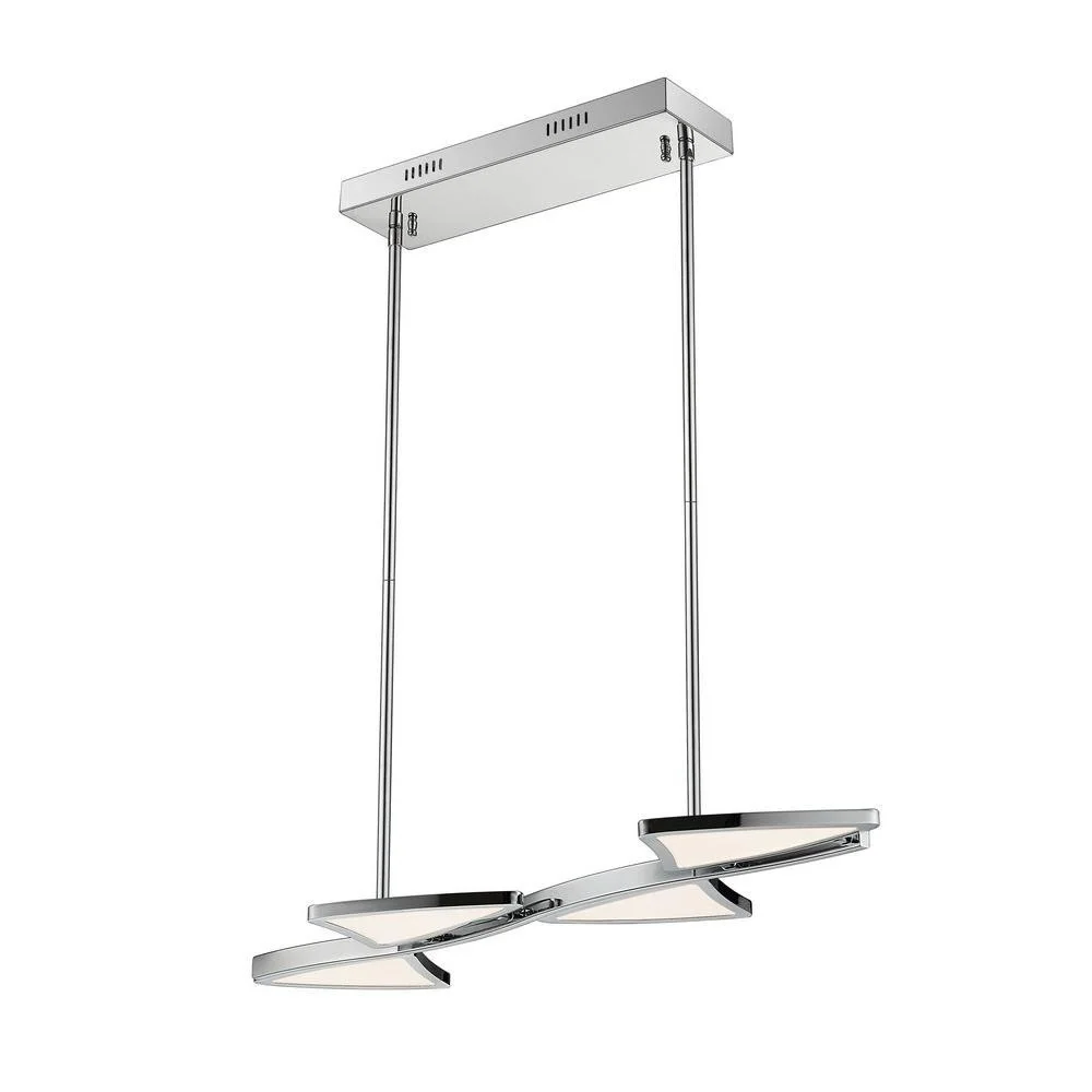 -40W 1 Led Island/Billiard in Fusion Style-10.38 inches Wide By 0.75 inches High Bailey Street Home 372-Bel-2568399