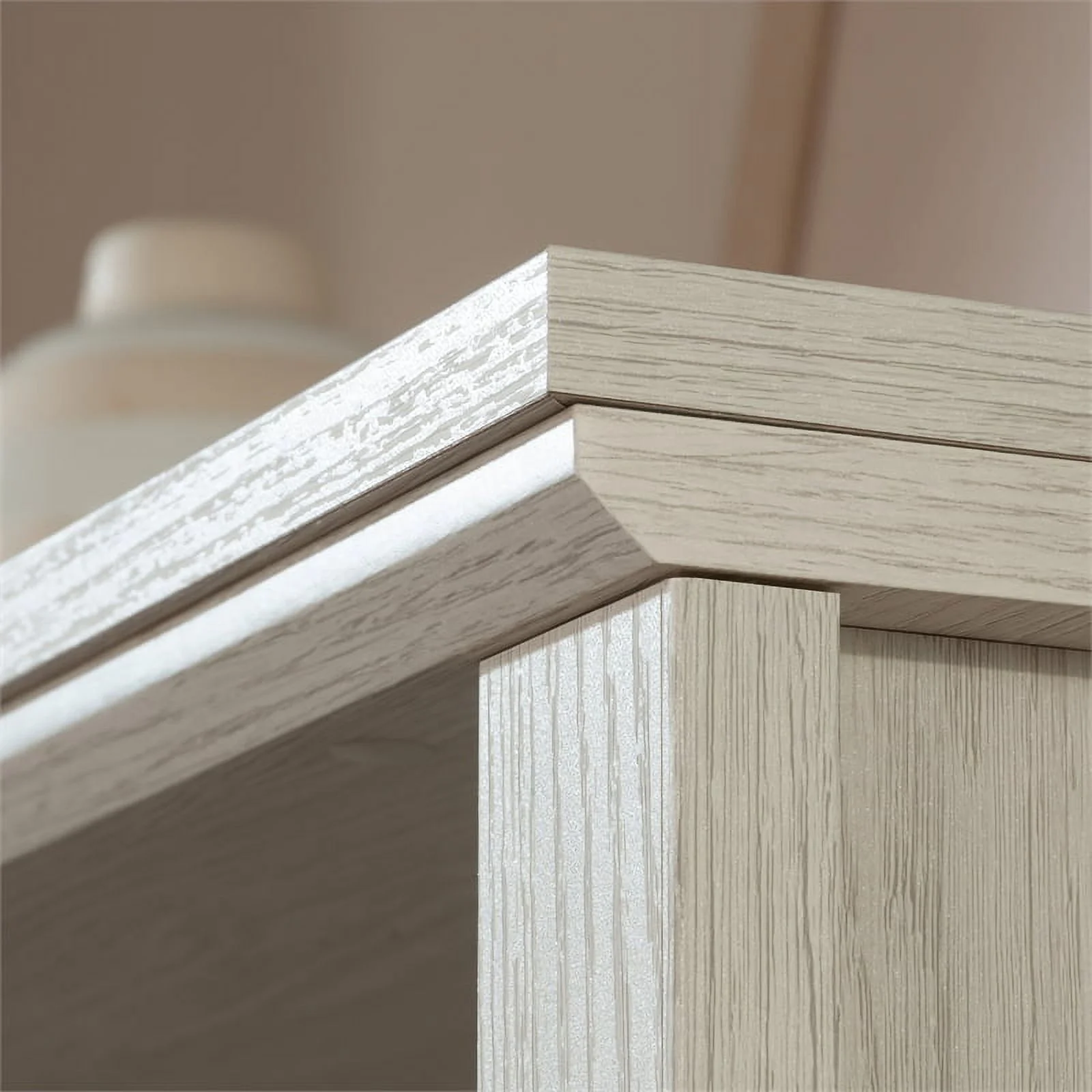 Sauder Larkin Ledge Engineered Wood 5-Shelf Bookcase in Glacier Oak