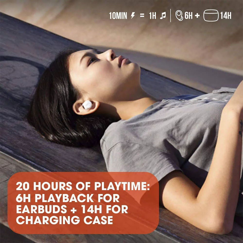 JBL LIVE300TWSWH LIVE 300TWS True Wireless White In-Ear Headphones with Smart Ambient