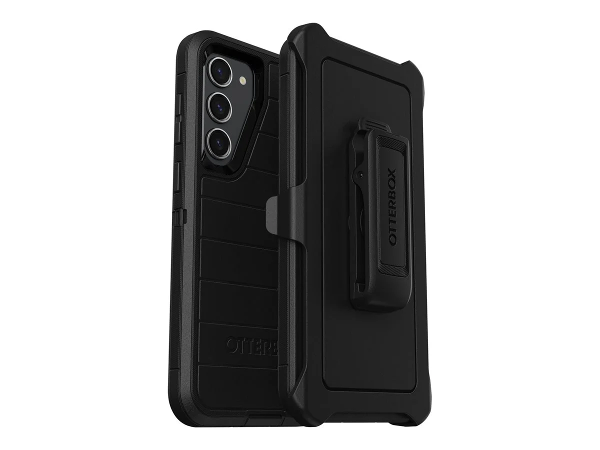 OtterBox Defender Series Pro Rugged Carrying Case (Holster) Samsung Galaxy S23+ Smartphone - Black - Drop Resistant, Dust Resistant, Dirt Resistant, Wear Resistant, Tear Resistant, Bacterial Resist...