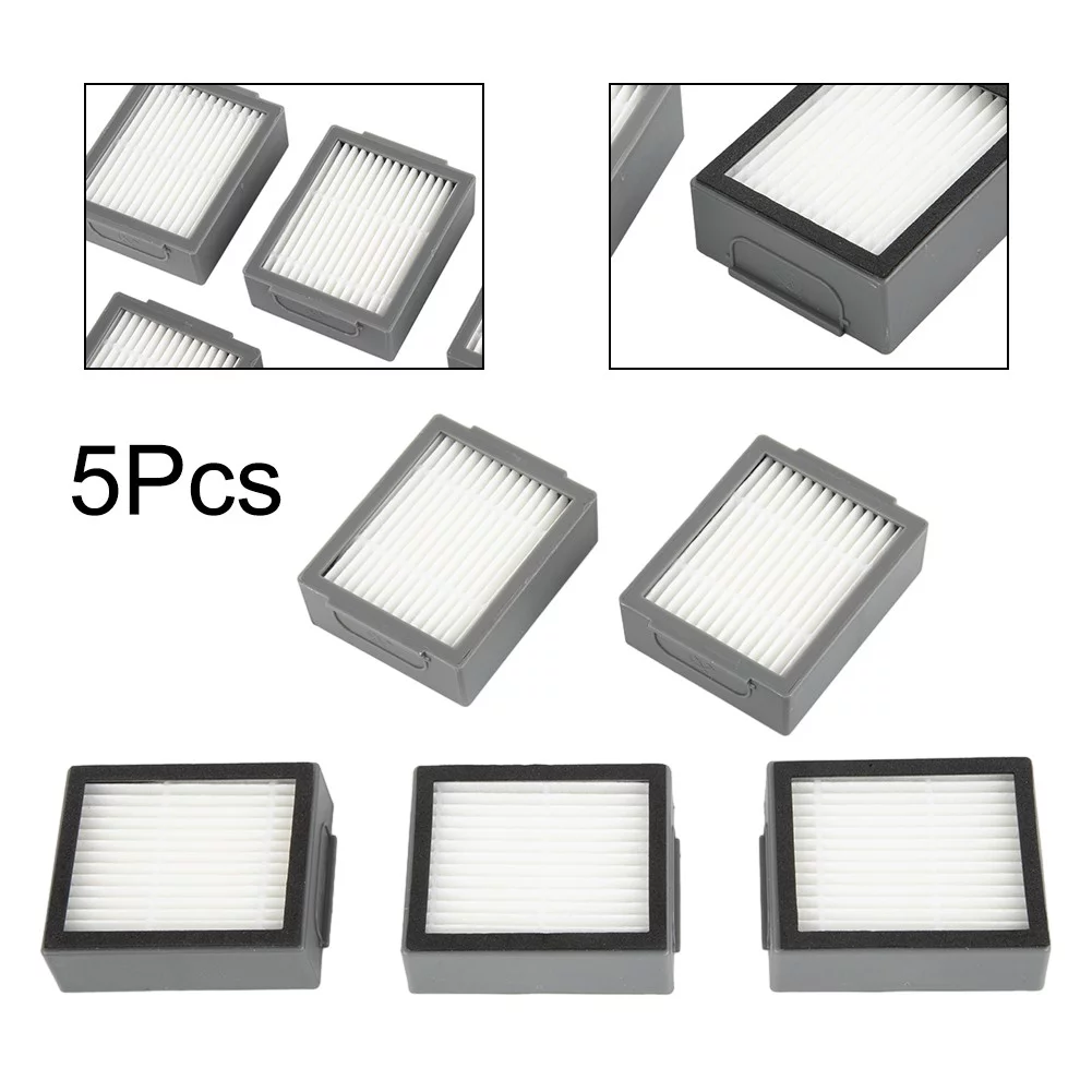 5pcs/Set Filter Replacement For IRobot I7 E5 E6 I Series E Sweeping Robot