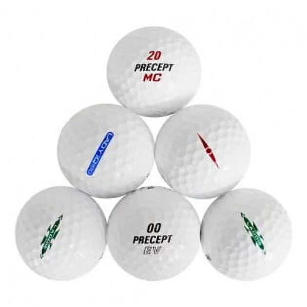 Bridgestone Golf Precept Golf Balls, Mint Quality, 50 Pack, by Hunter Golf