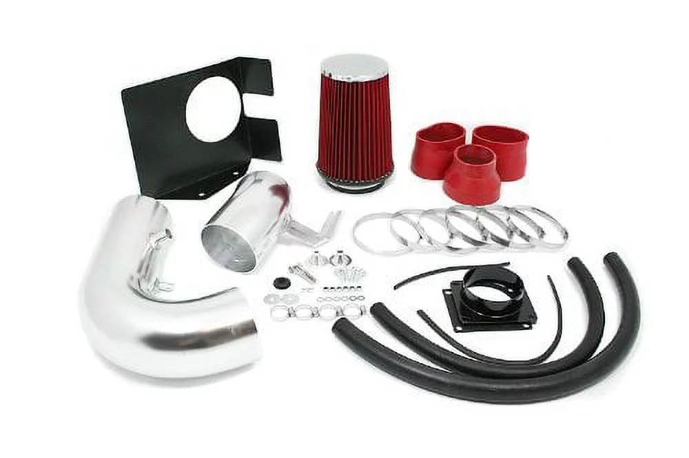 1997 1998 1999 2000 2001 2002 2003 Ford F150 / Expedition V8 4.6L / 5.4L Heat Shield Cold Air Intake System with Filter - Red