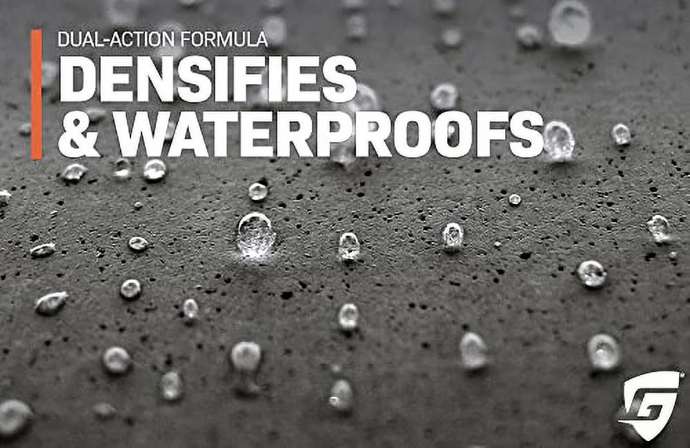 Lithi-Tek 9500 Ultra Concentrate - 1 Gallon (Makes 5 GALLONS) Penetrating Concrete Sealer, Waterproofer Plus Densifier