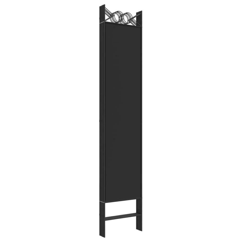 Anself 6-Panel Room Divider Black 94.5