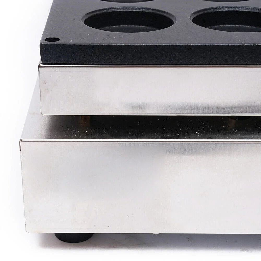 16 Holes Commercial Red Bean Waffle Maker Stainless Steel Pancakes Baker Maker