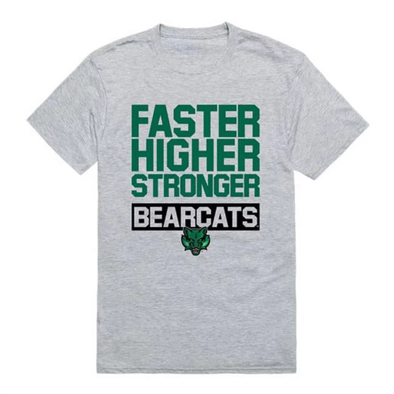 Binghamton University Men Workout T-Shirt, Heather Grey - Large