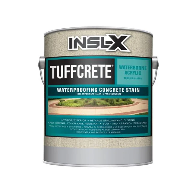 Insl-X  1 gal TuffCrete Gray Pearl Water-Based Stain Acrylic Concrete
