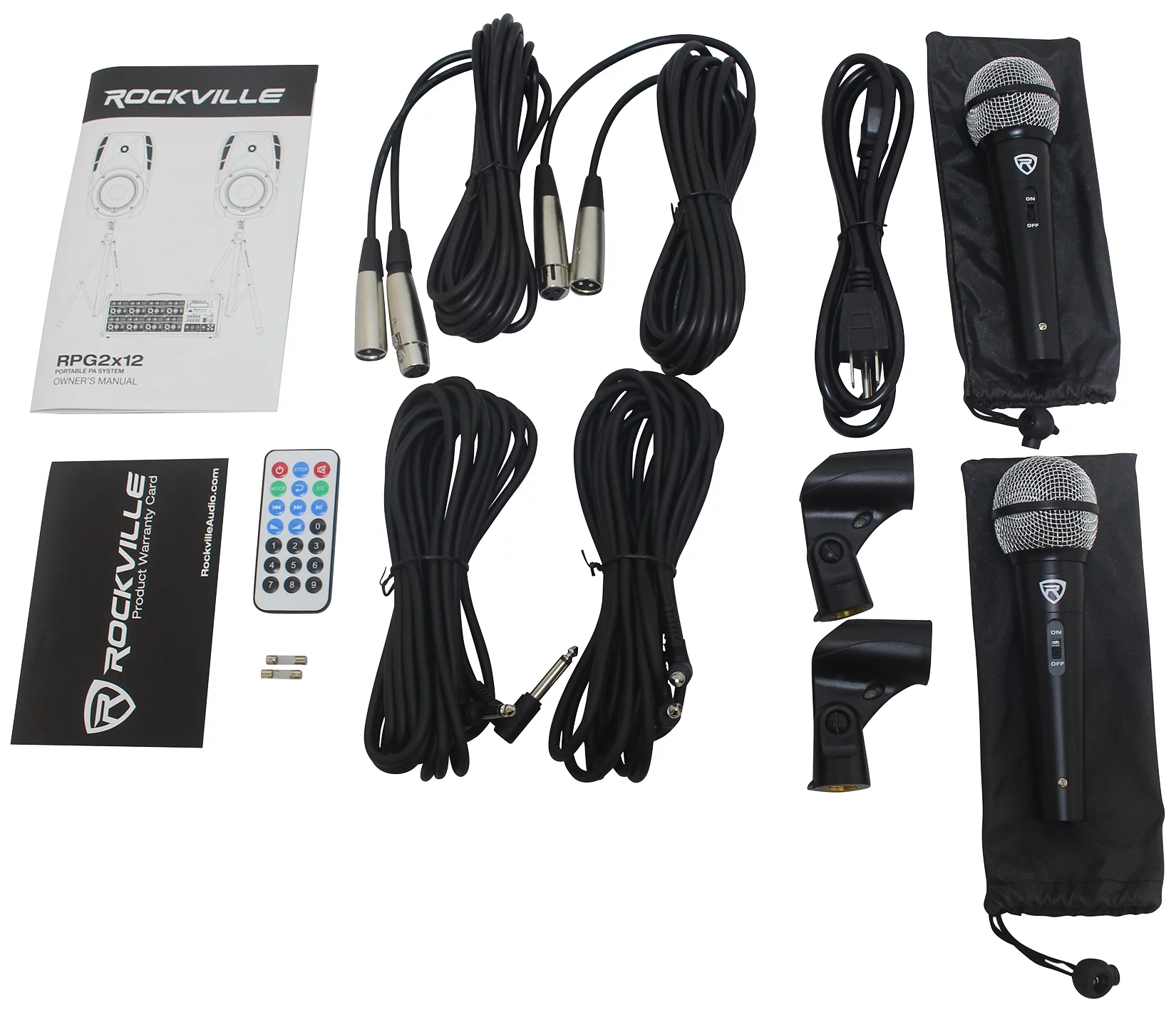 Rockville RPG2X12 Mixer/Amp+12