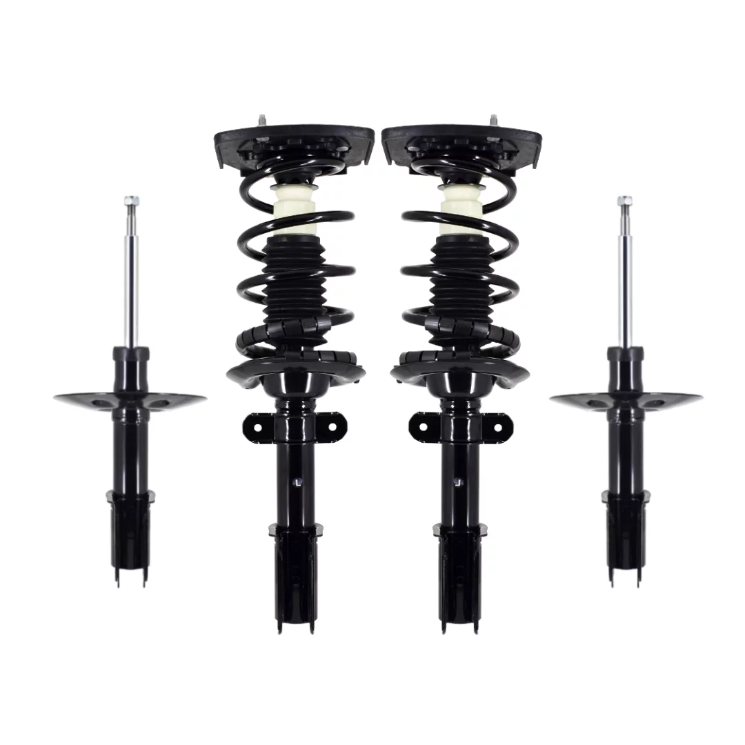 Set of 4 Front Strut-Rear Quick Complete Strut-Coil Spring For 2000-2005 Chevrolet Impala