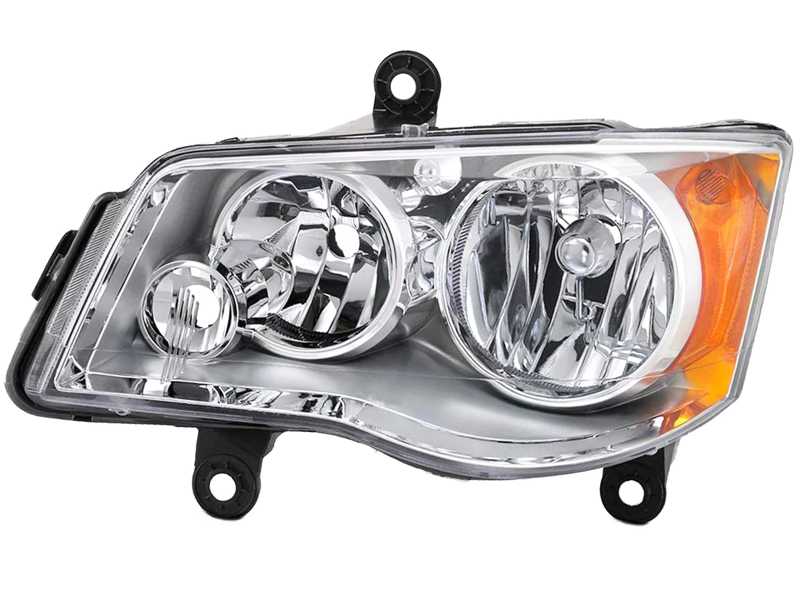 APA Replacement Chrome Head Light for 2008 - 2016 Town&Country Code LME 2011 - 2020 Grand Caravan Driver Left Side CH2502192
