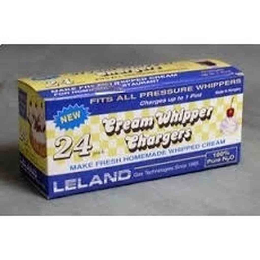 Leland N2O Whipped Cream Chargers, Pack of 24