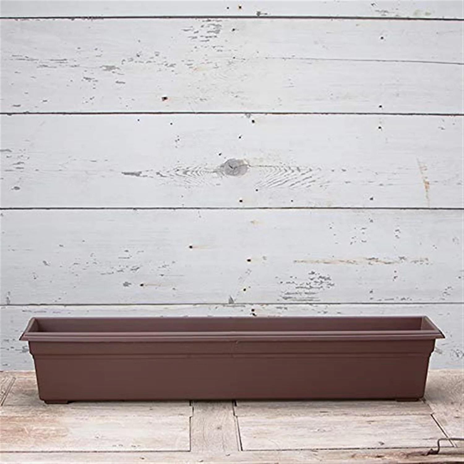 Novelty Countryside Flower Box, Brown, 36 Inch