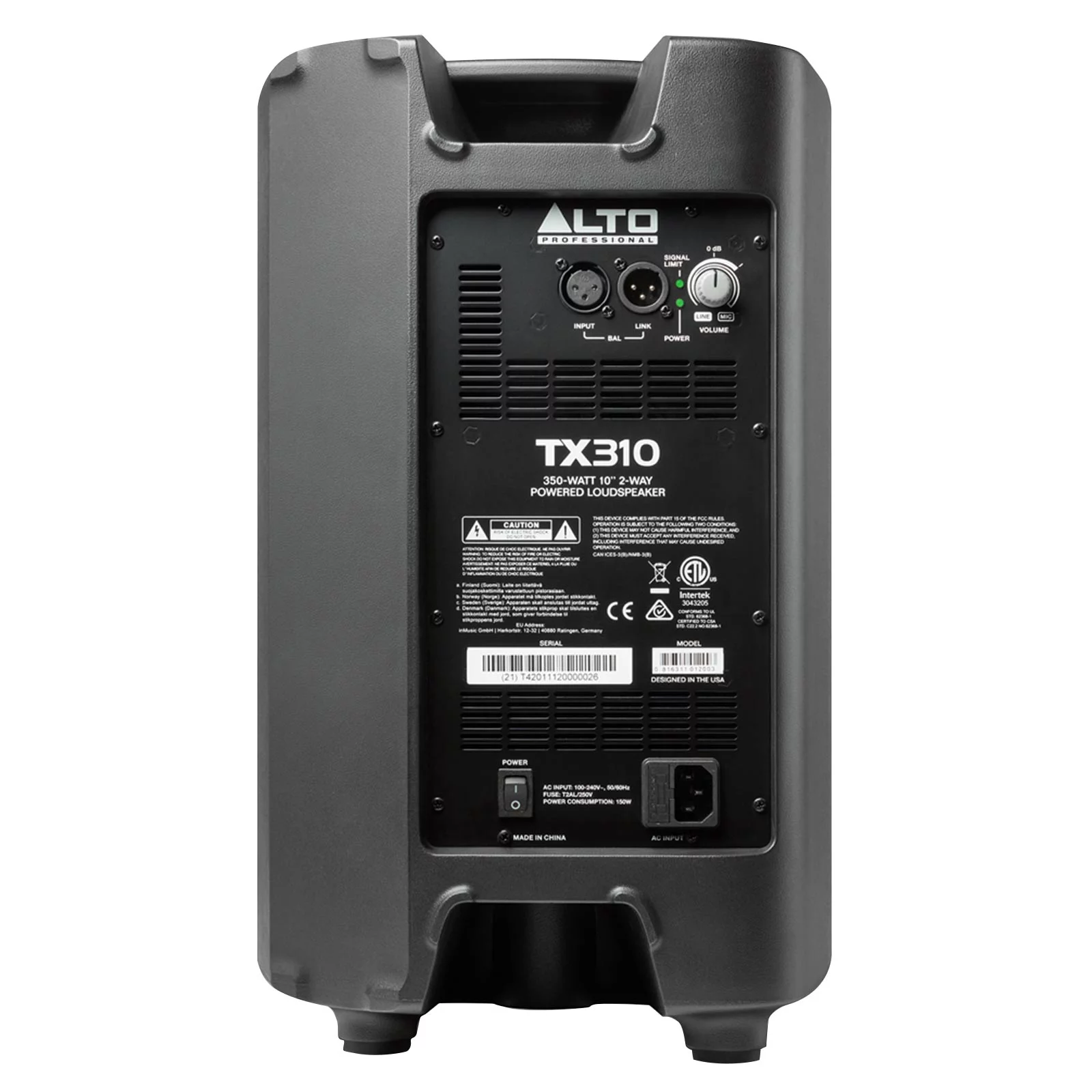 (2) Alto Professional TX310 10