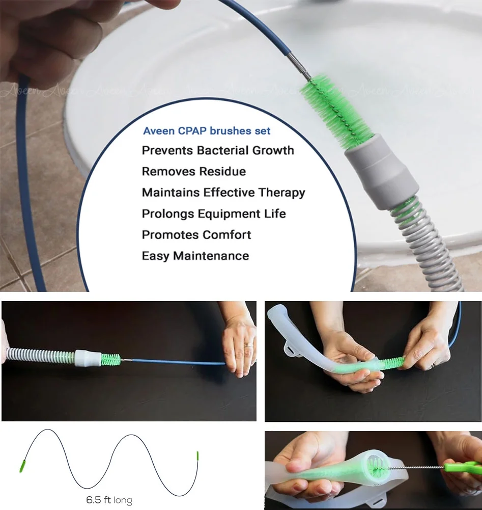 Aveen CPAP Tube and Mask Cleaning Brush, Suitable for All CPAP Hose Type