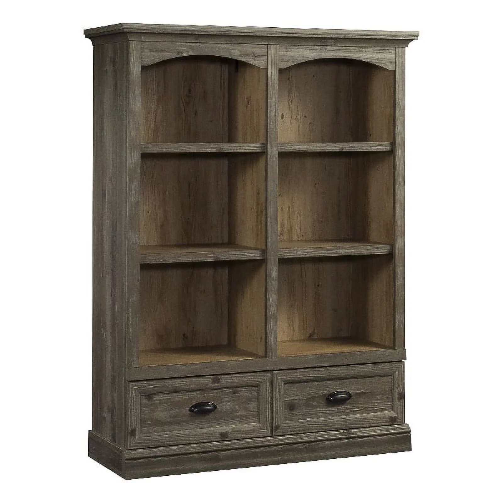 Sauder Sonnet Springs Engineered Wood Bookcase in Pebble Pine