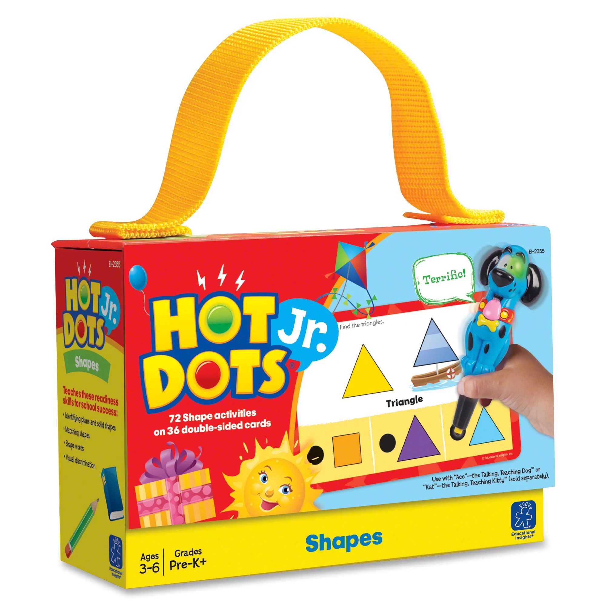 Educational Insights Hot Dots Jr. Shapes Card Set