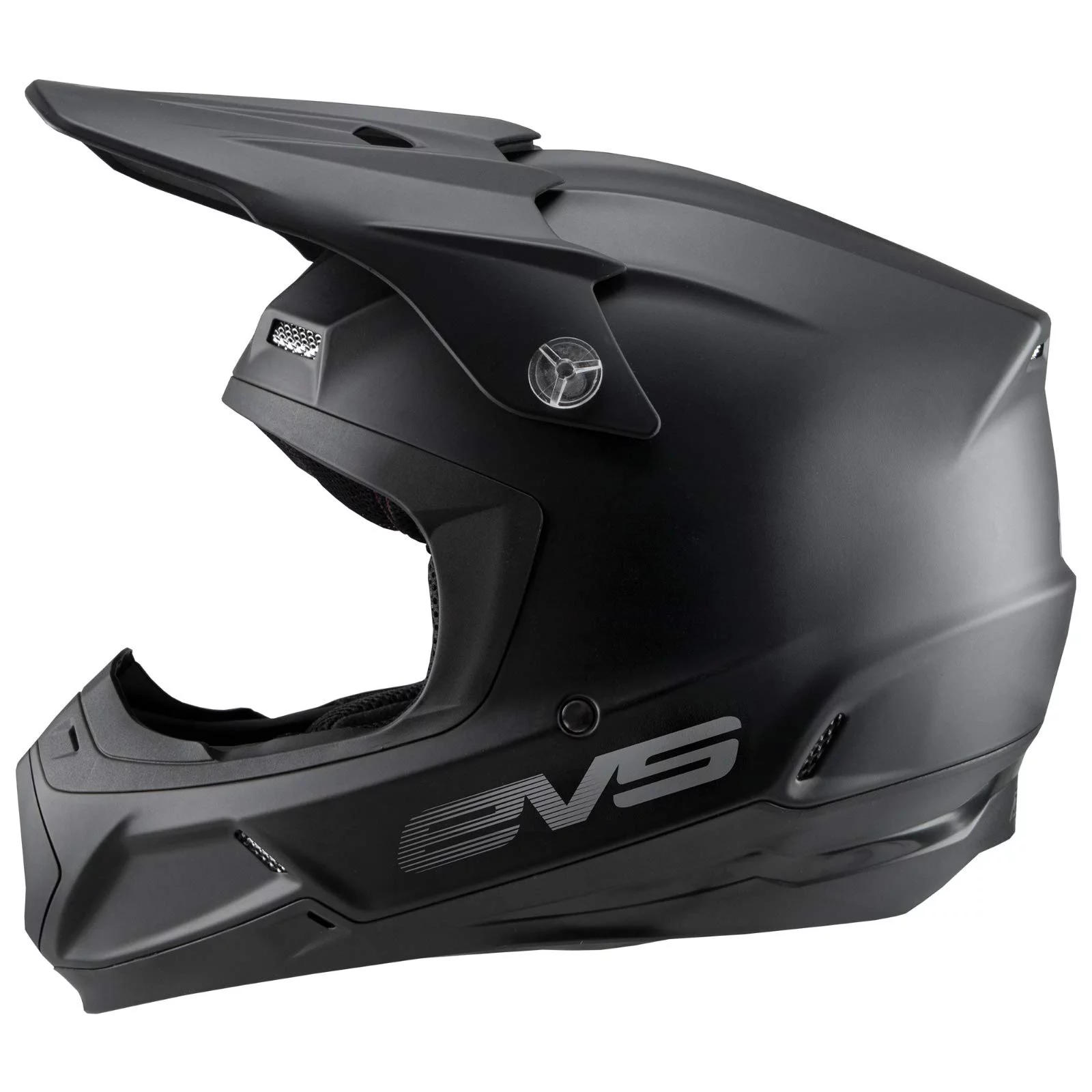 EVS T5 Solid MX Offroad Helmet Matte Black XXL