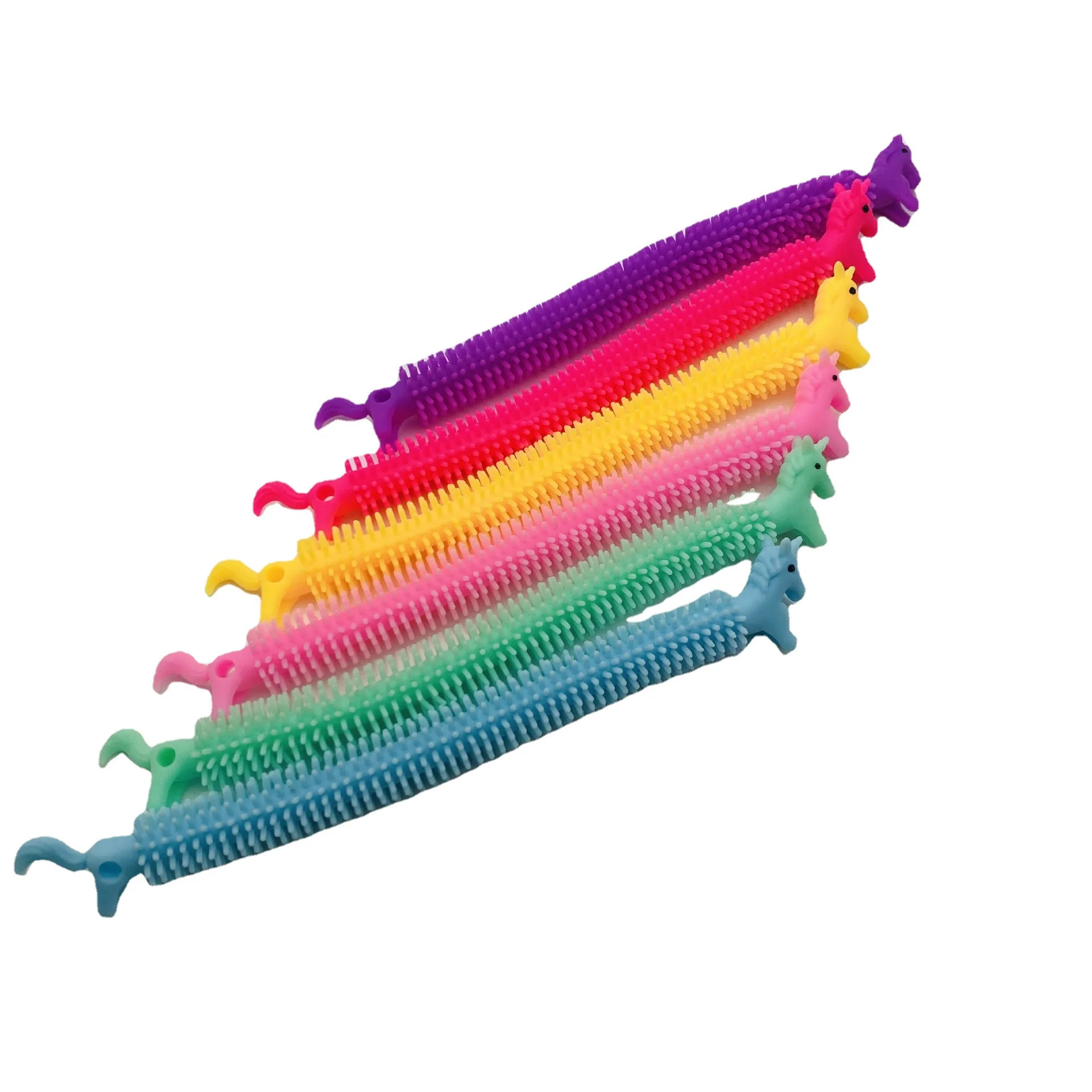 Sensory toys for kids Cute animal face, tactile stimulation, hand-eye coordination, textured elastic silicone, fun for girls and boys 6 pcs