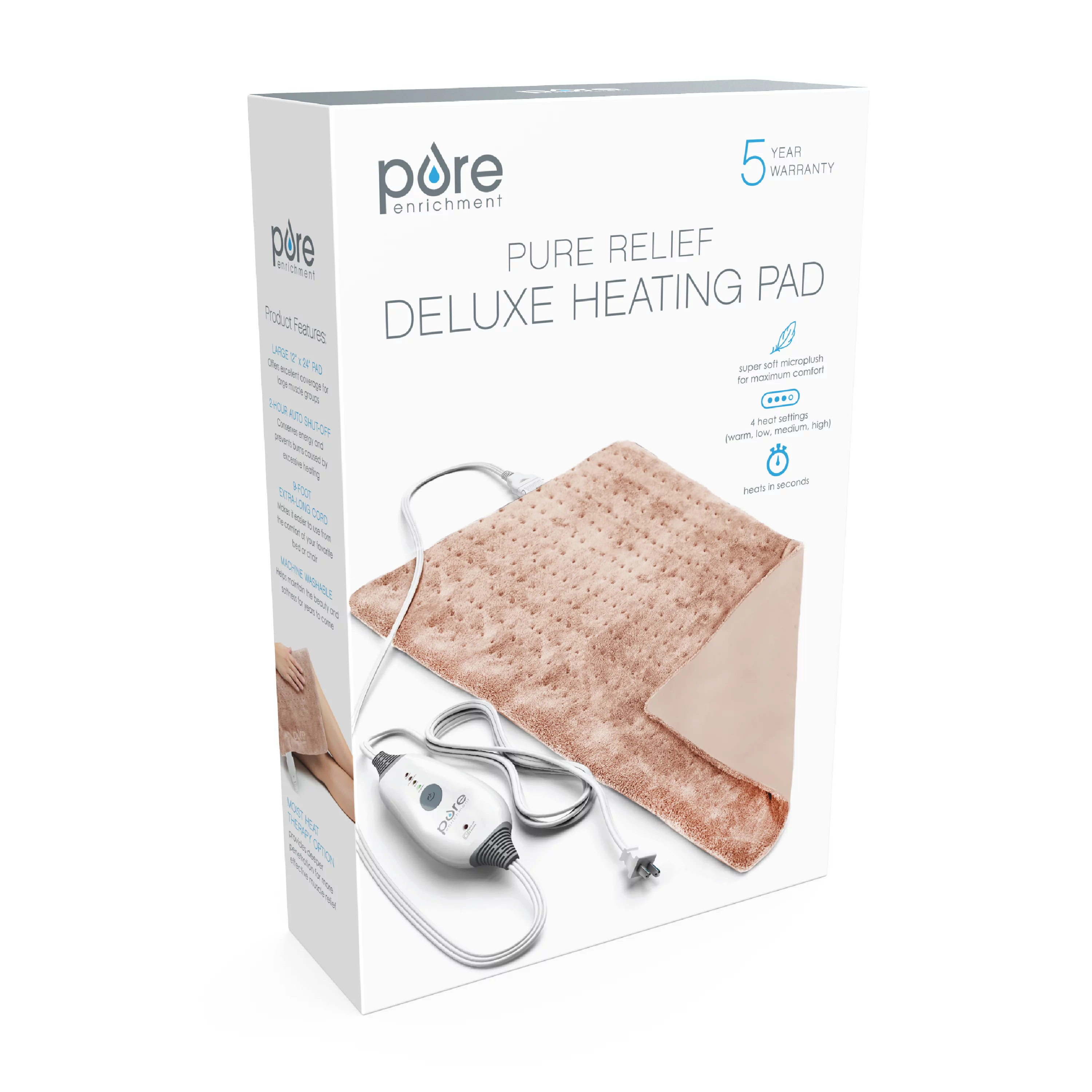 Pure Enrichment PureRelief Deluxe Heating Pad (12