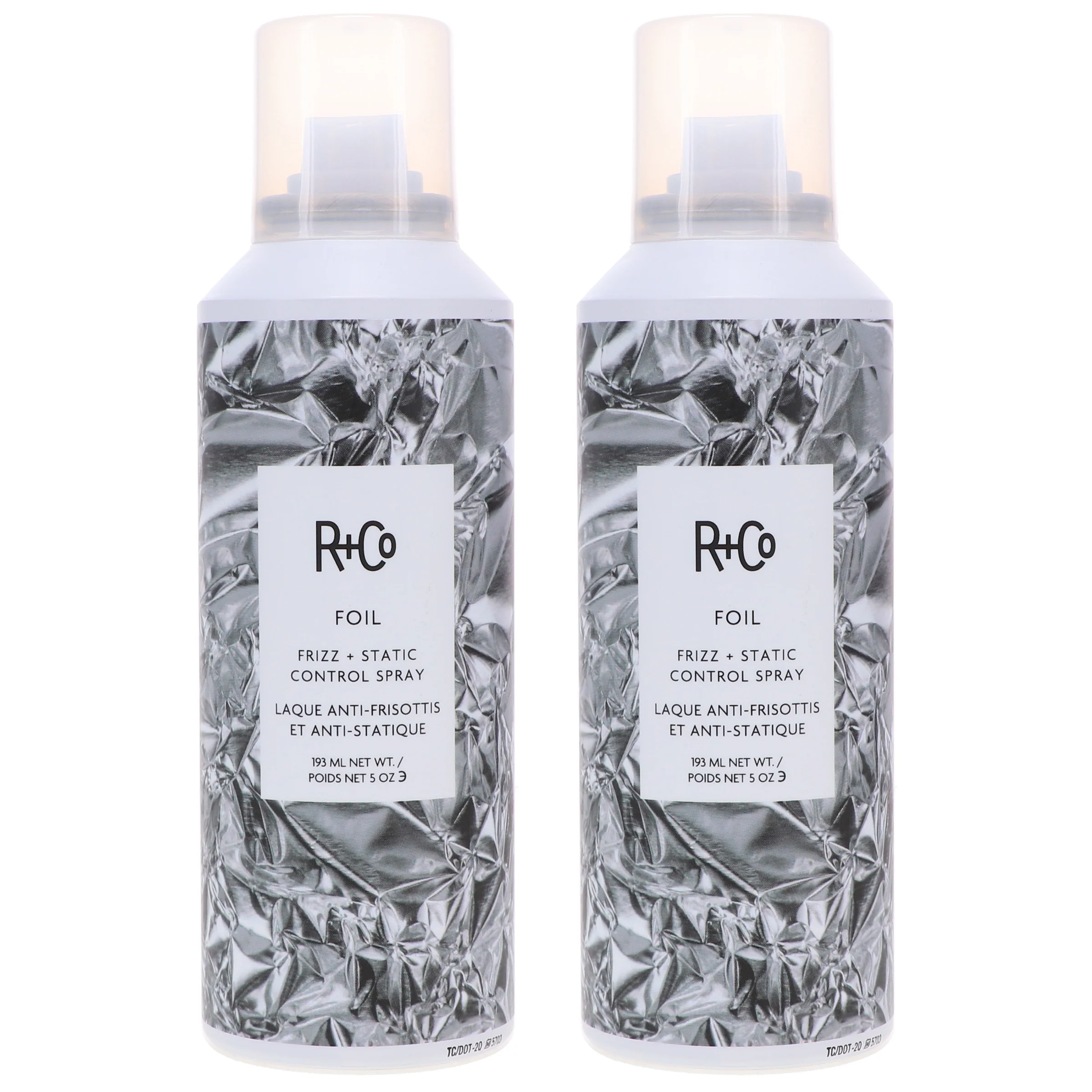 R+CO Foil Frizz And Static Control Spray 5 oz 2 Pack