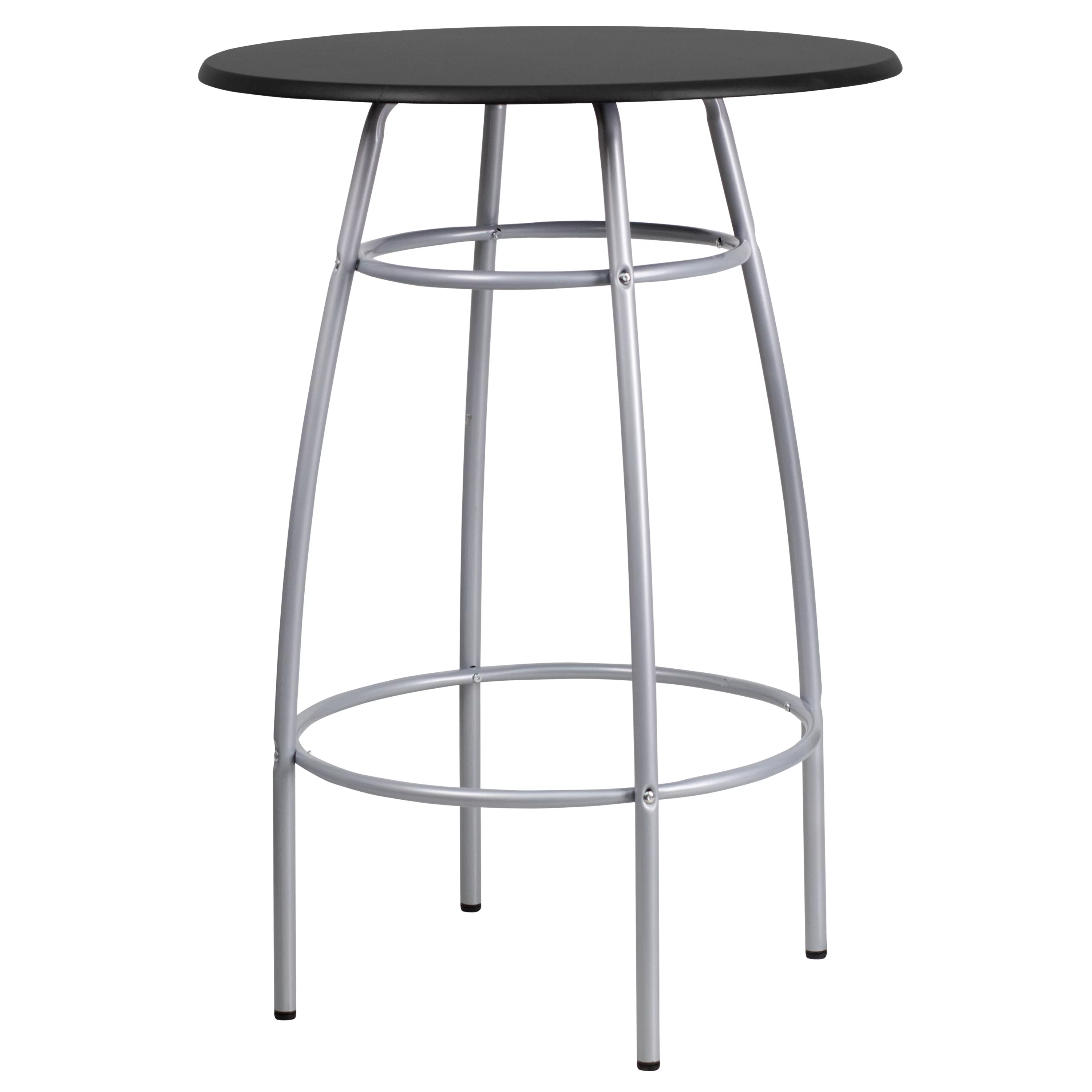 Flash Furniture Daria Bar Height Table Set with Padded Stools