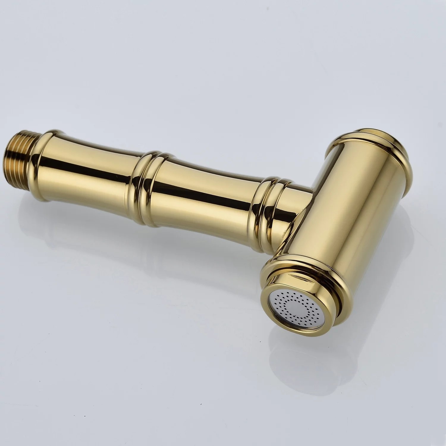 DremFaryoyo Bridge Dual Handles Kitchen Faucet With Pull-Out Side Spray in