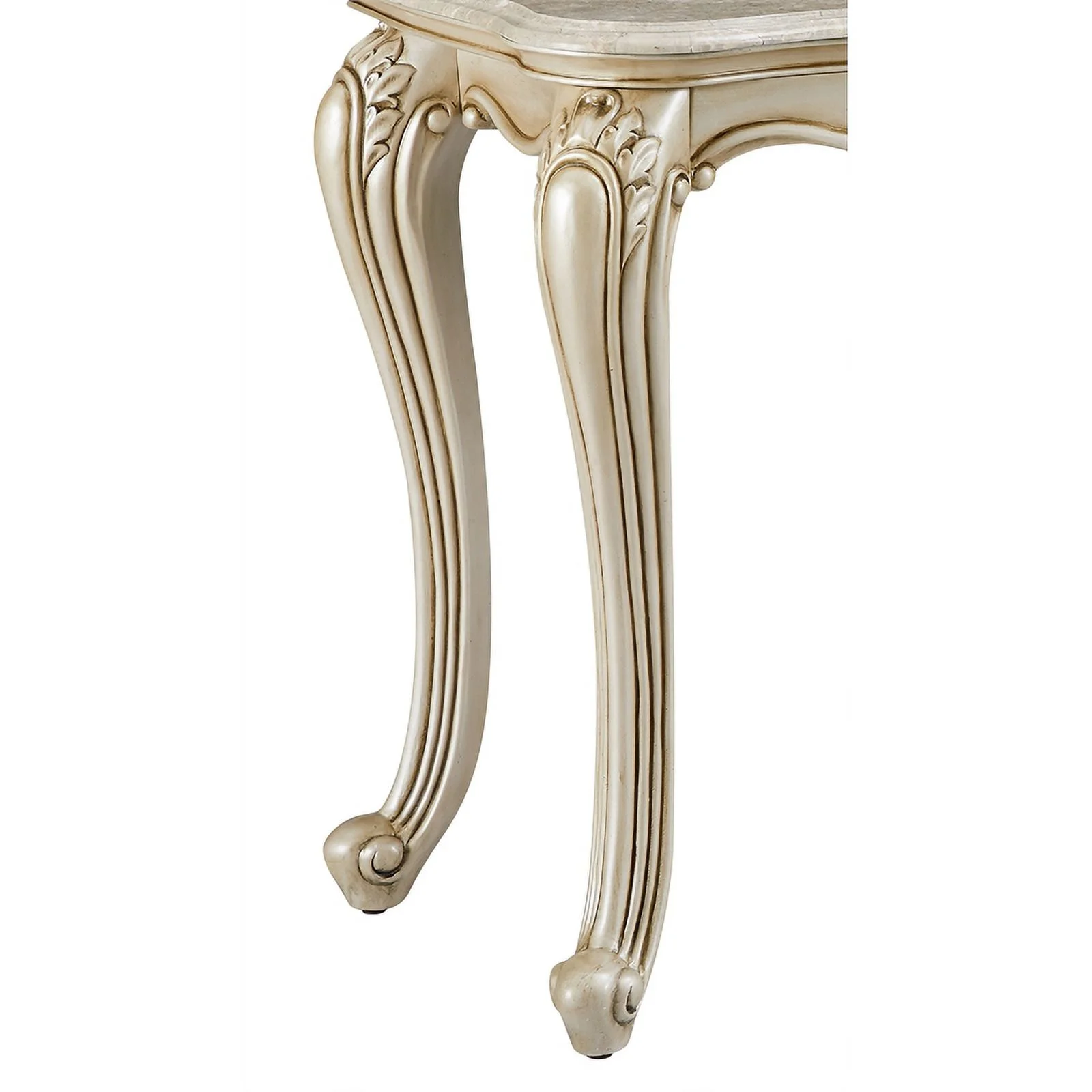 New Classic Furniture Monique Rectangular Wood Console Table in Champagne Gold