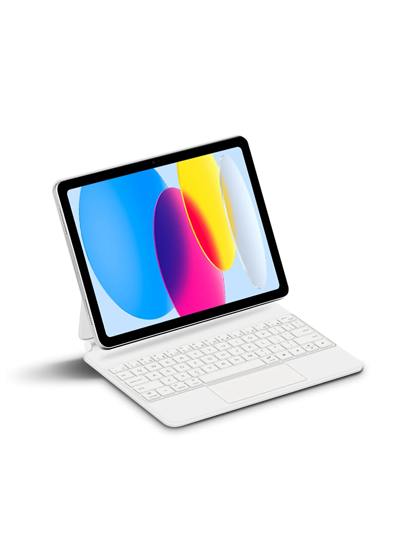 Backlight Magic Keyboard For iPad 10th Generation 10.9 inch 2022 2023 Smart Keyboards Case for ipad10 Cover Tablet Magnetic TrackPad White