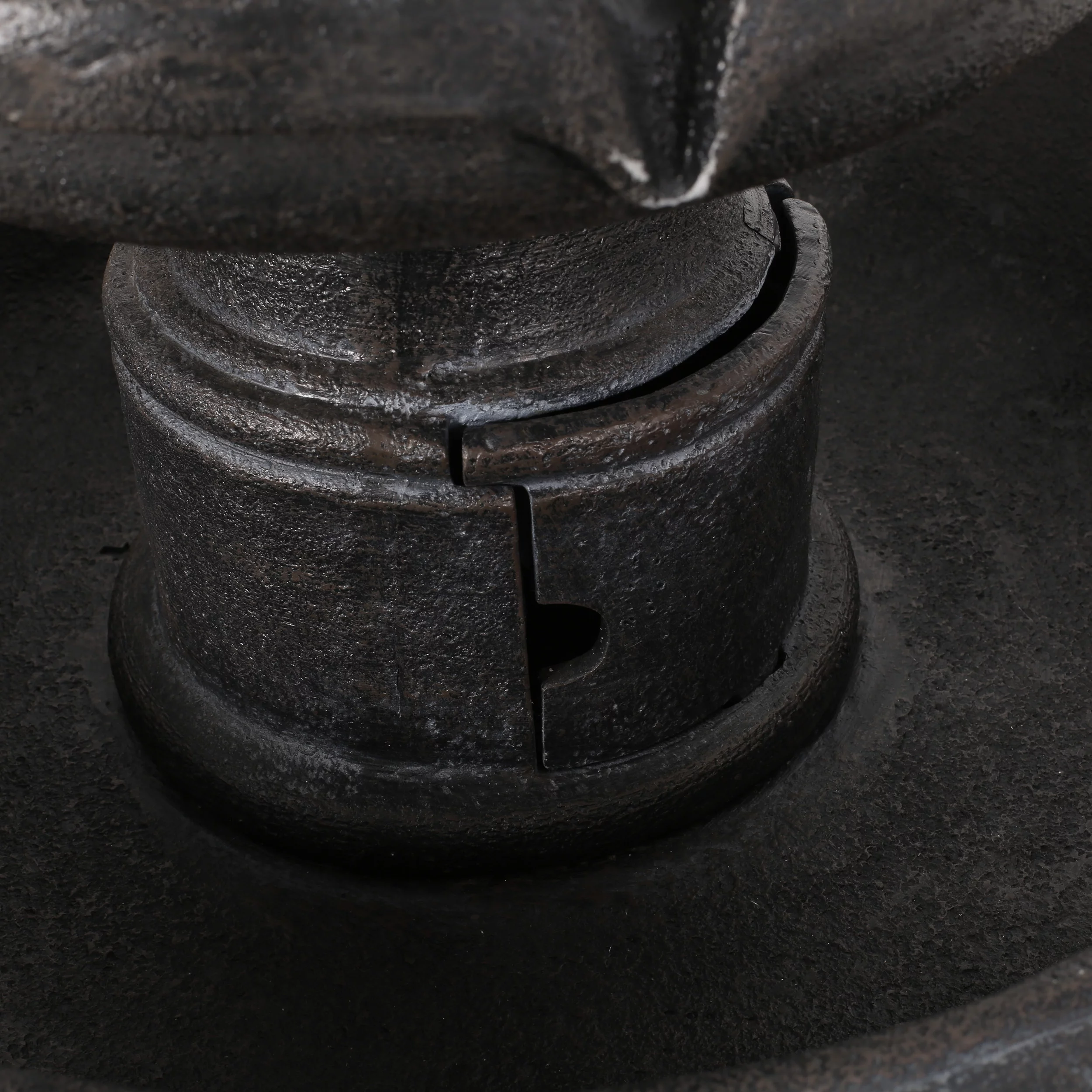 Noble House Gary Outdoor 3-Tier Fountain, Dark Gray