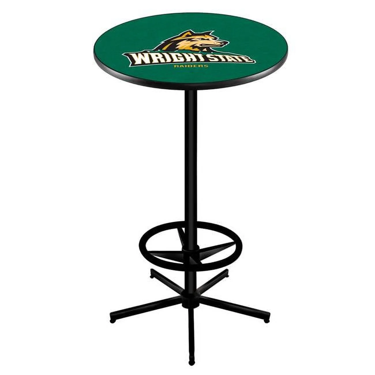 Wright State Pub Table in Black (36 in. Dia. x 42 in. H (43 lbs.))