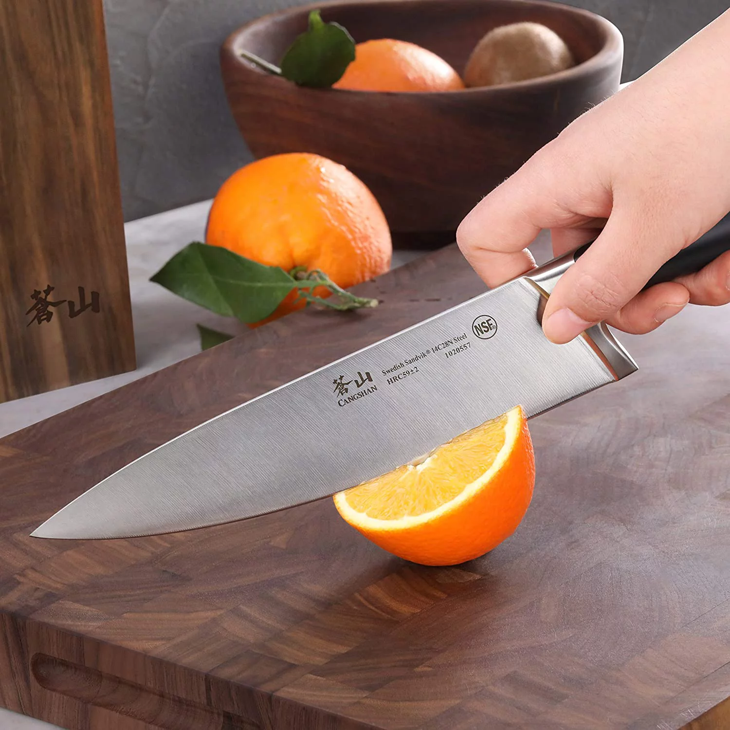 Cangshan Cutlery TS Series Swedish Steel Mountain Block Set, 6 pc.