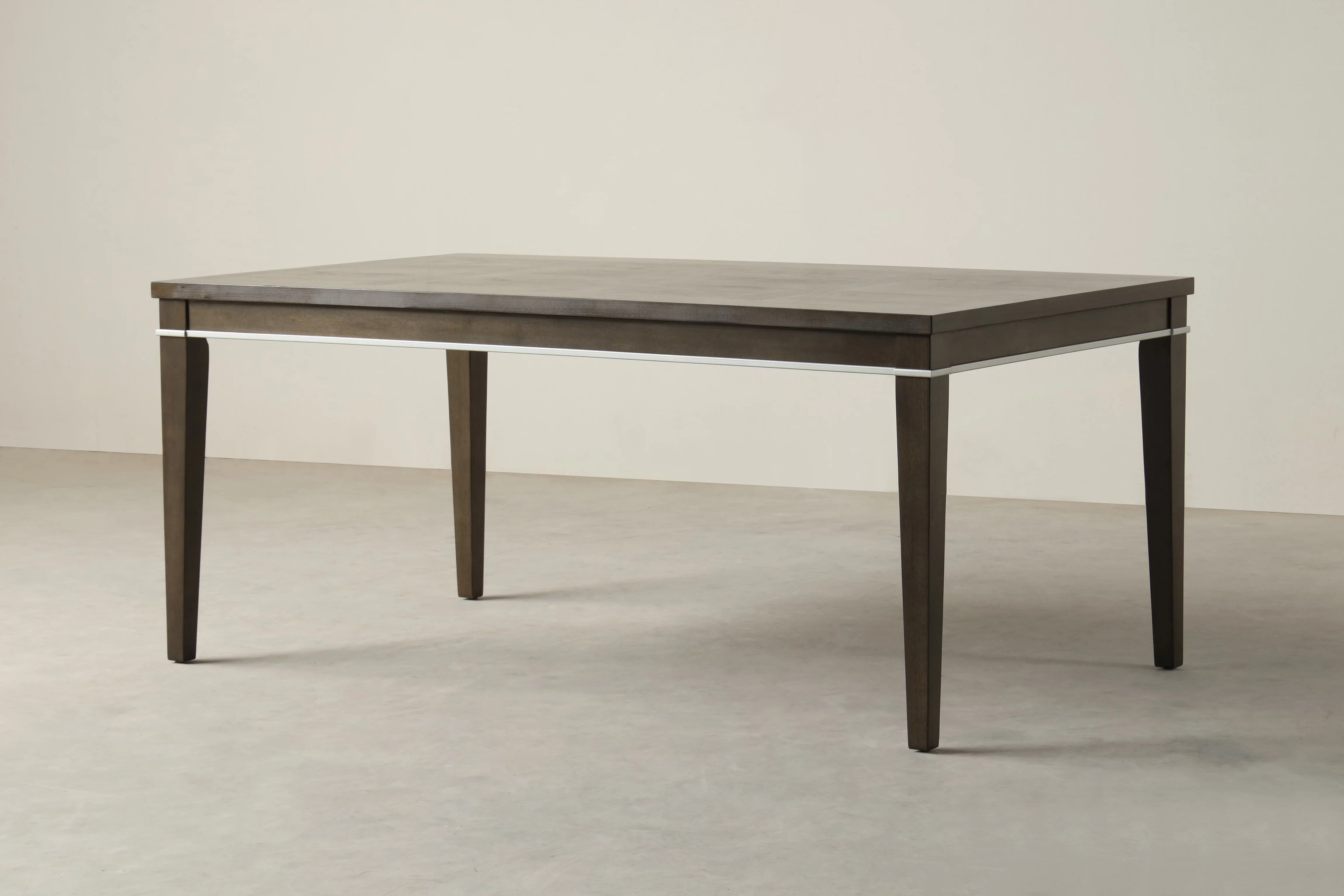 Roundhill Furniture Aberll Wood Dining Table, Gray