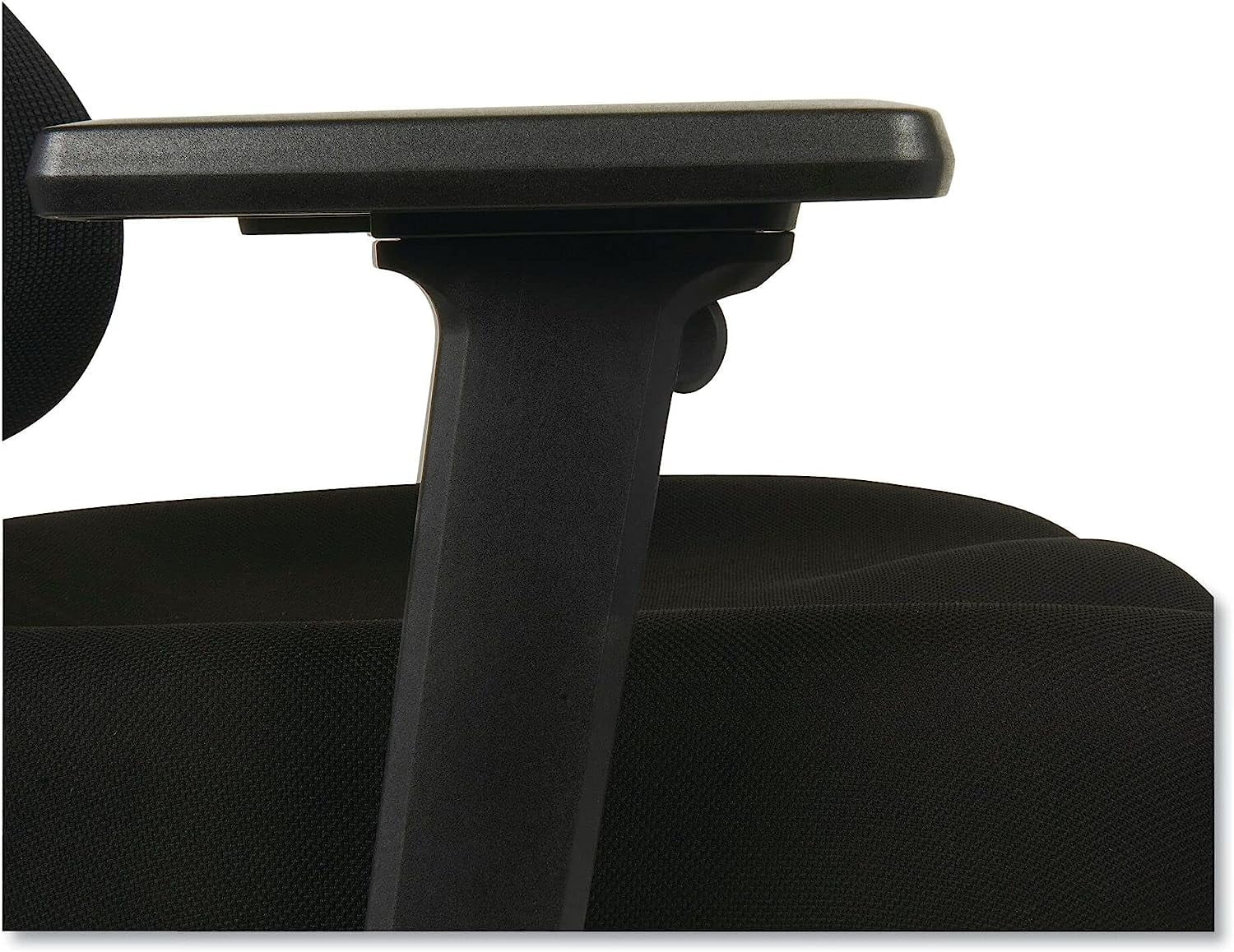 TJUNBOLIFE ALEELT4214F Elusion II Series Mid-Back Swivel/Tilt Mesh Chair with Adjustable Arms - Black