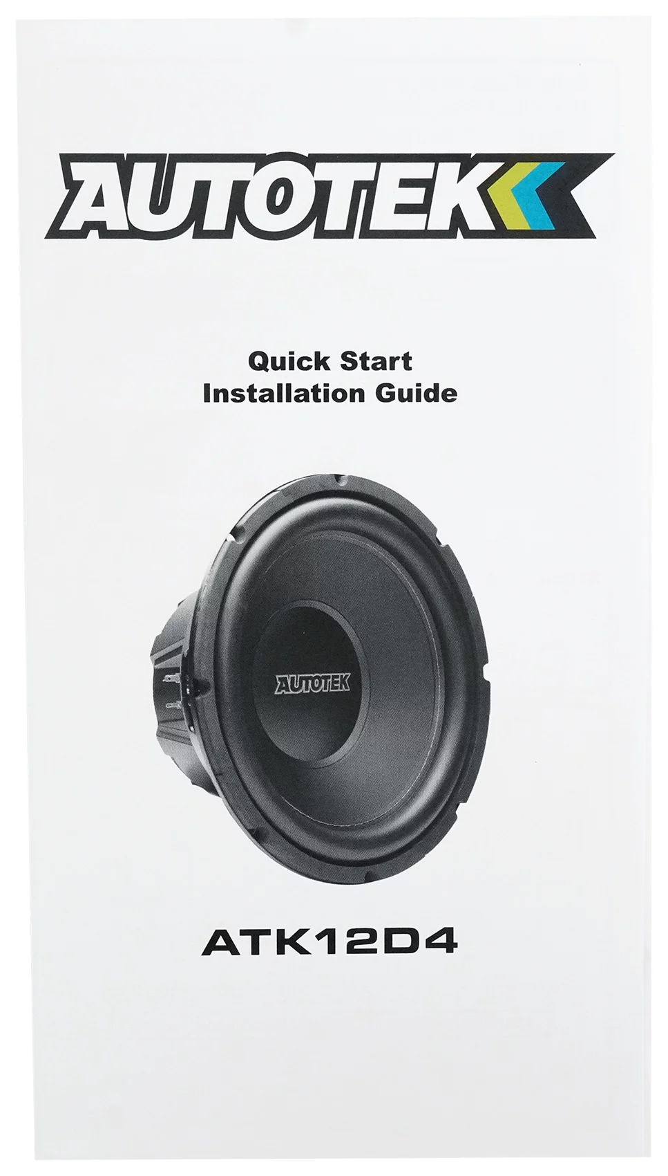 Autotek ATK12D4 ATK Series 12-Inch 800-Watt Dual-Voice-Coil Dual-4-Ohm Subwoofer