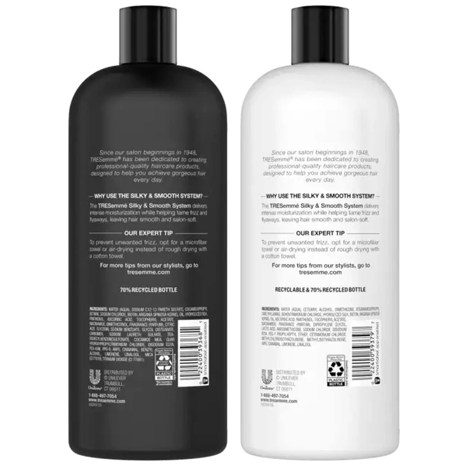 Tresemme Shampoo and Conditioner Smooth and Silky 28 oz 2 Count
