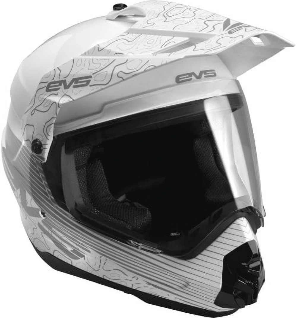 EVS T5 Dual Sport Venture Arise MX Offroad Helmet White MD