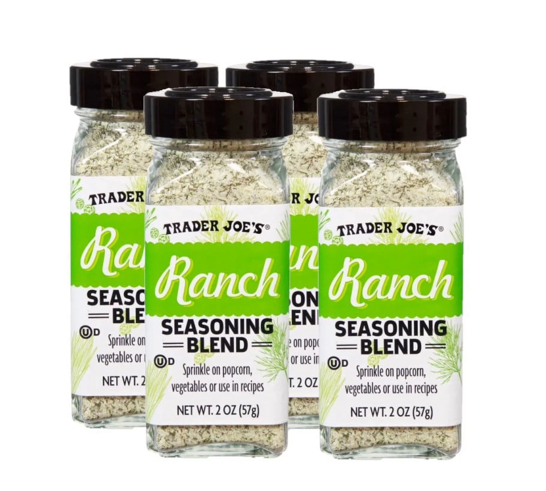 4 Pack | Trader Joe's Ranch Seasoning Blend, 2 oz