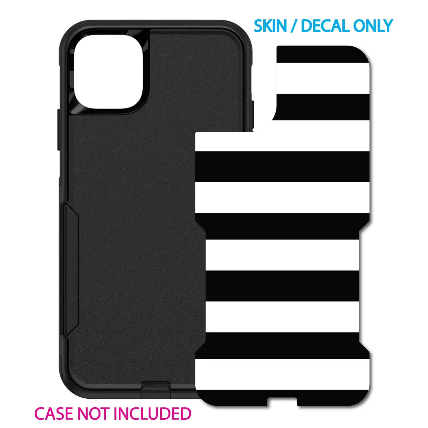 DistinctInk Custom SKIN / DECAL compatible with OtterBox Commuter for iPhone 11 (6.1