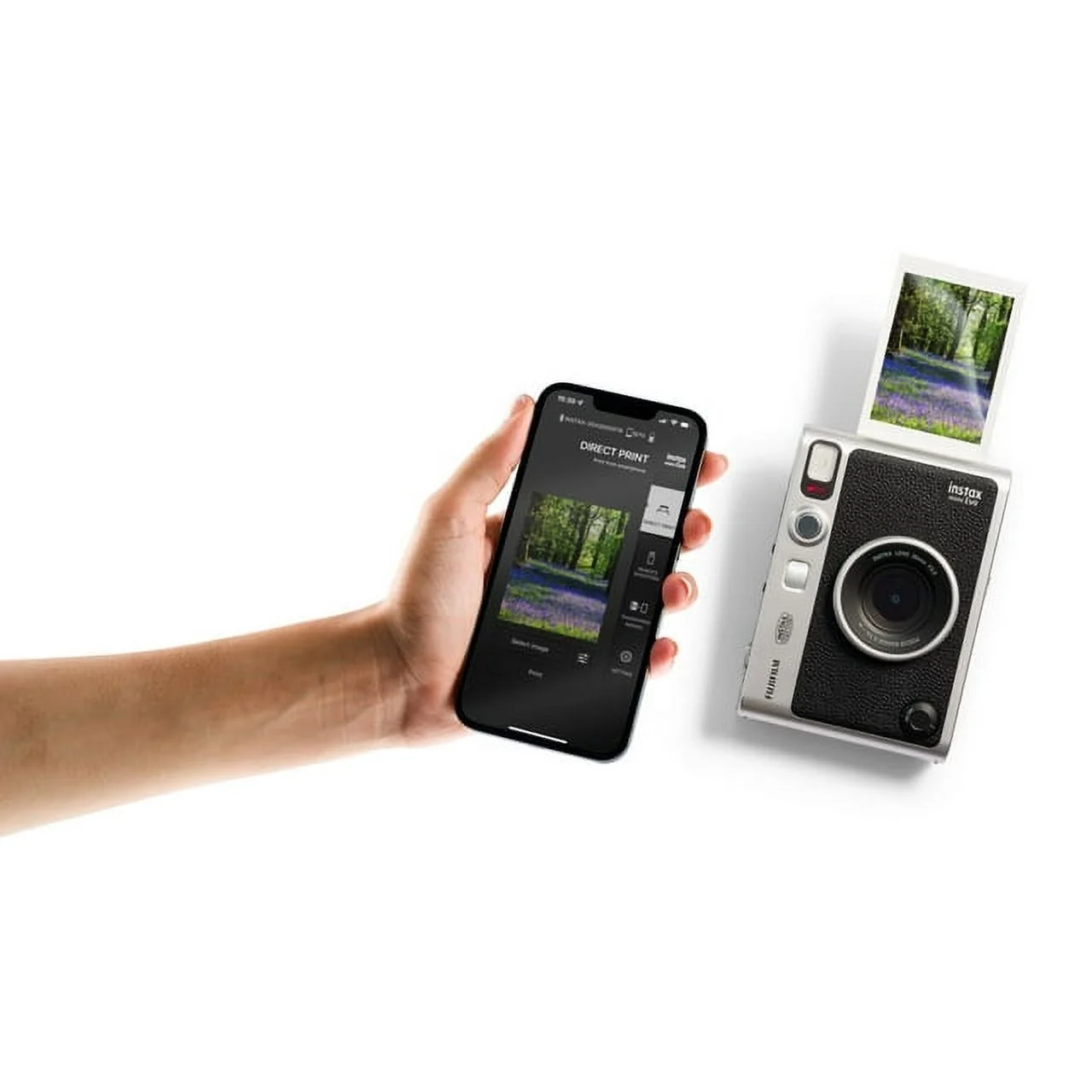 Fujifilm Instax Mini EVO Hybrid Black Instant Camera