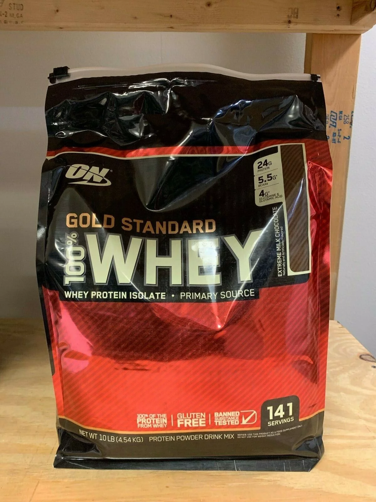 Optimum Nutrition 100% Gold Standard WHEY PROTEIN Powder 10 lbs PICK FLAVOR, Chocolate