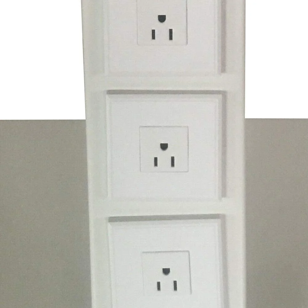 Miumaeov Multi-Function Trolley Cart 3 Tier Rolling Lab Mobile Cart Built-in Socket De-ntal Medical Cart Trolley Clinic Spa Cart Esthetician Cart