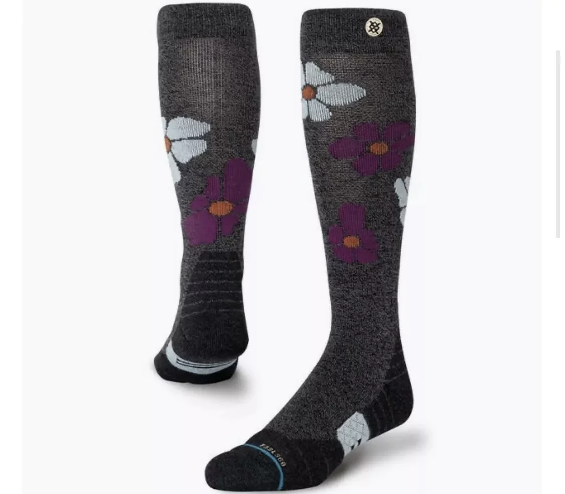 STANCE SNOW MERINO WOOL BLEND OVER THE CALF HEIGHT MID CUSHION SOCKS