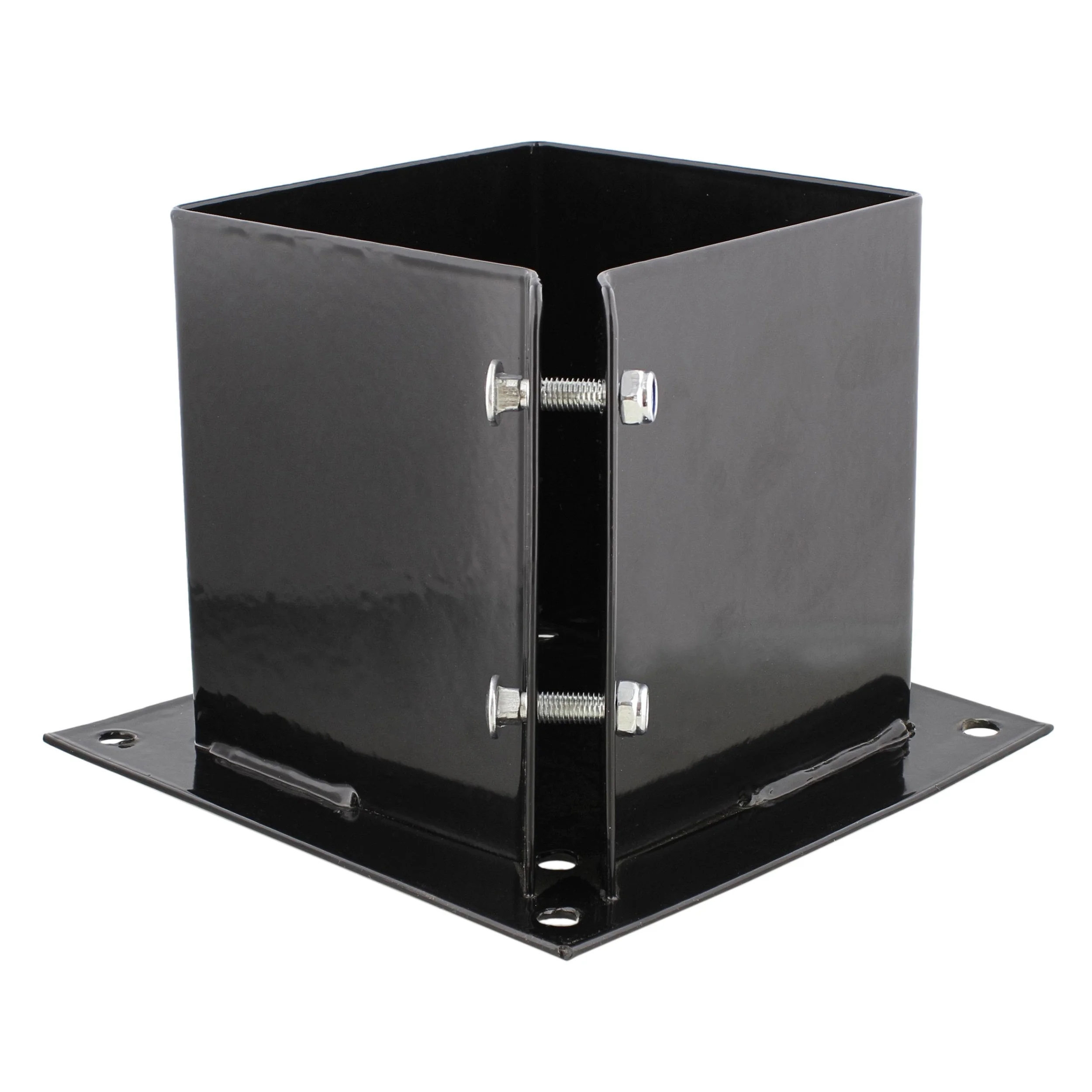 BISupply No Dig 6x6 Post Anchor 4pk Bolt Down Post Base Wood Post Ground Anchor