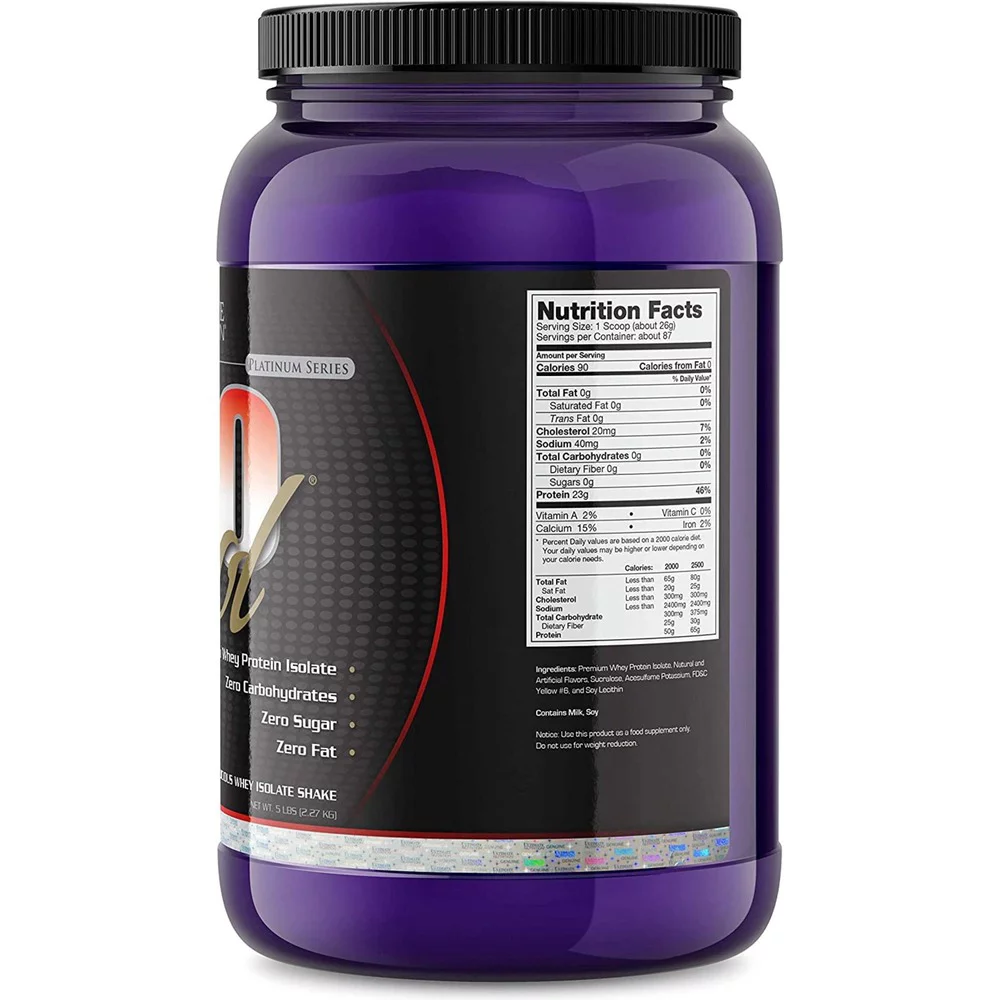 Ultimate Nutrition ISO Cool Keto Friendly Whey Isolate Protein Powder-2lb