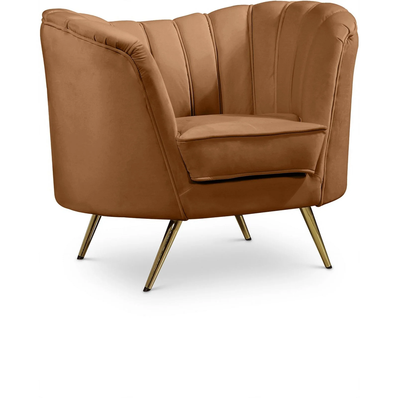 Meridian Furniture Margo Saddle Velvet Chair