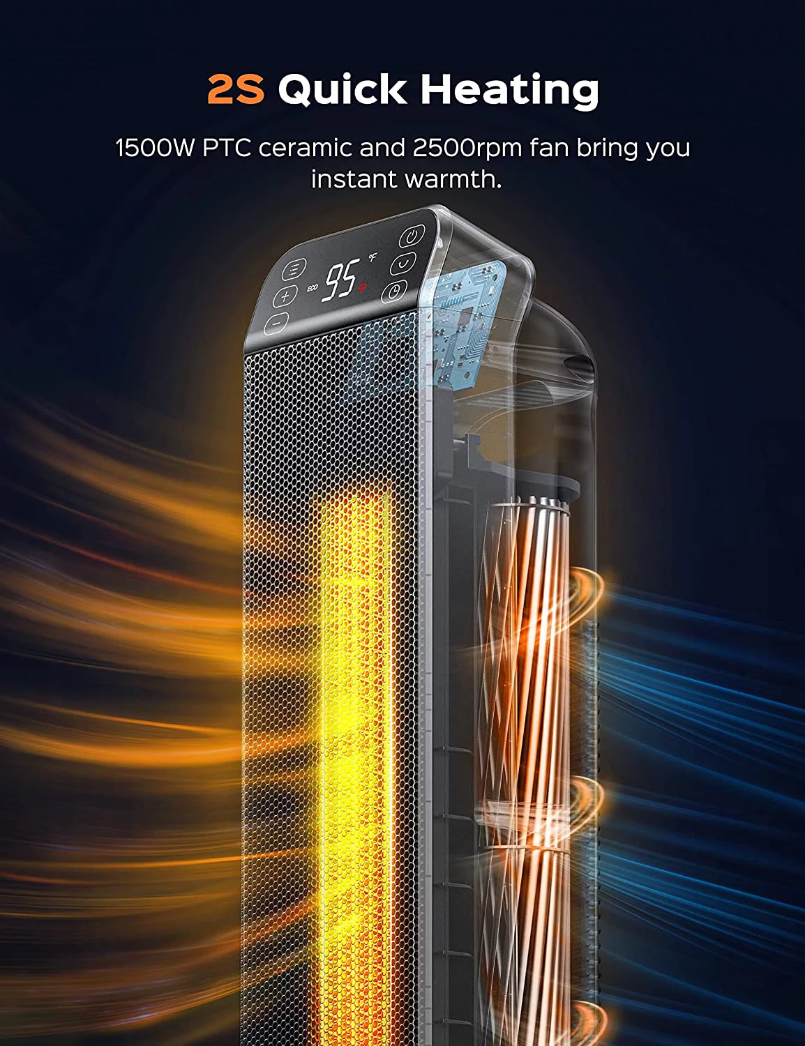 MINGFENG Tower Fan 42 Inch and MINGFENG 24