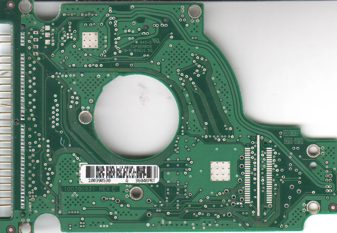 ST980815A, 9S1038-508, 3.ALD, 100390530 G, Seagate IDE 2.5 PCB